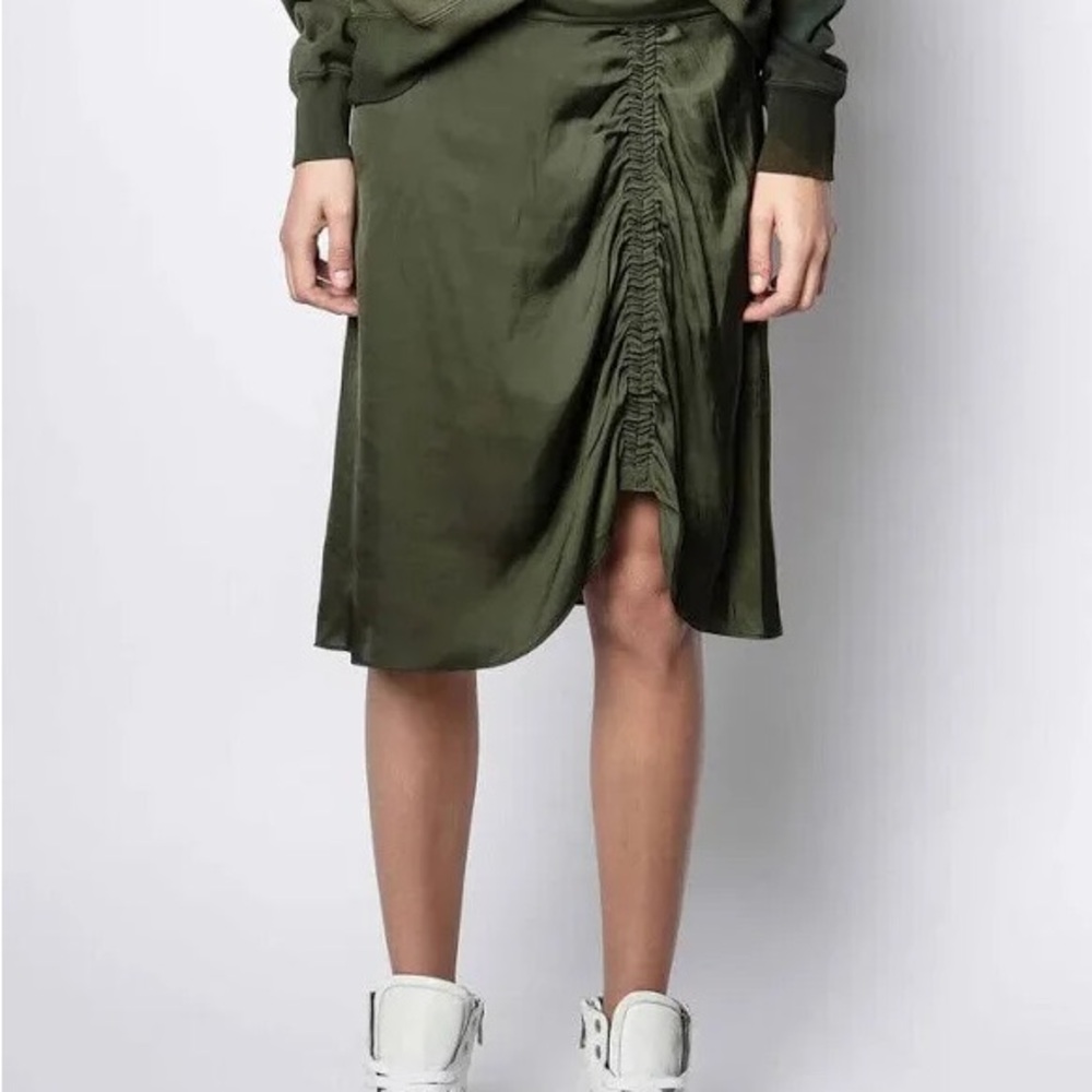 NWT Zadig & Voltaire Jiji Satin Skirt